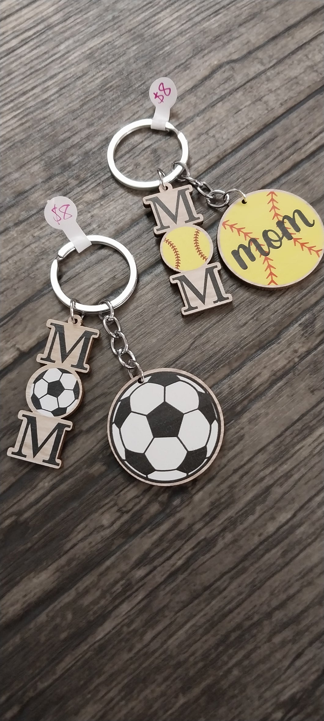 Ball Mom Keychain