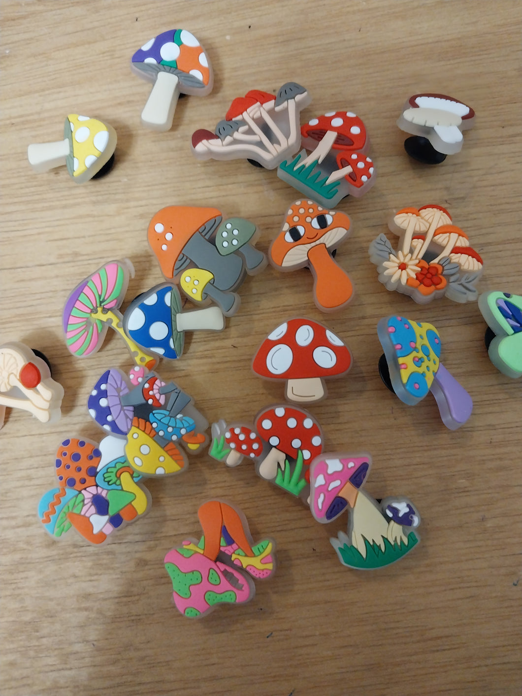 Random Mushroom Shoe Charms