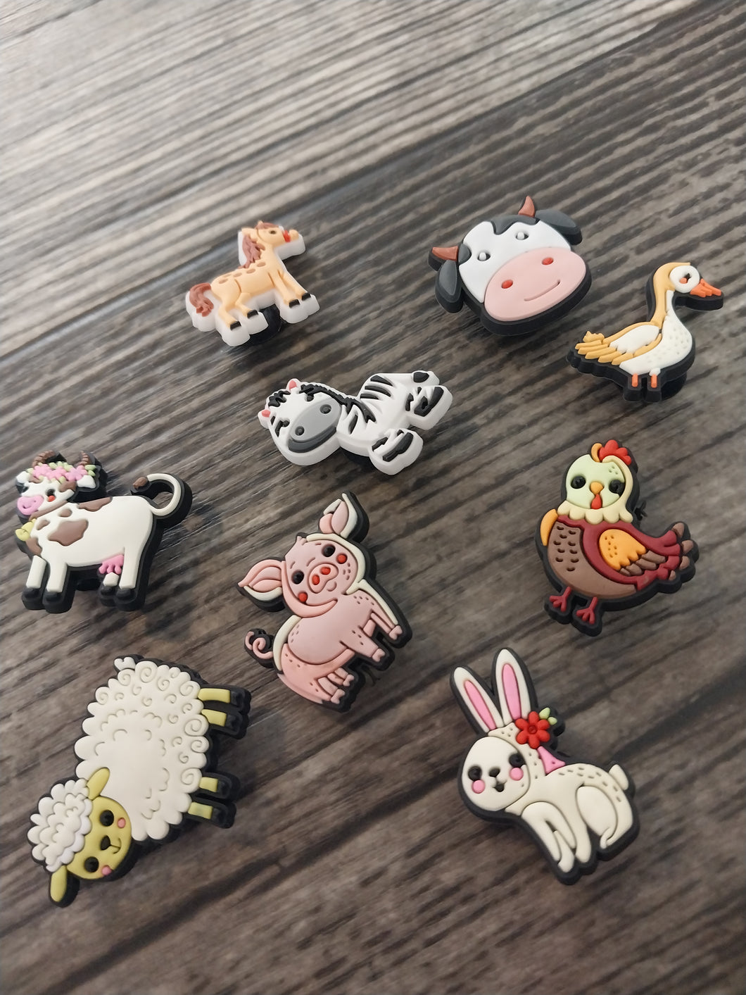 Random Animal Shoe Charms