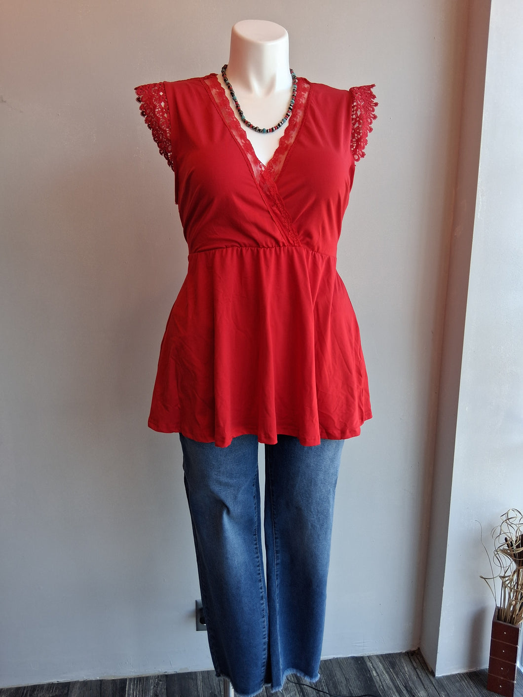 Ruby Tank Curvy Blouse