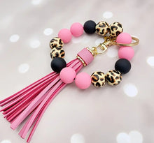 Load image into Gallery viewer, Cheetah Keychain Bracelets- 3 colors
