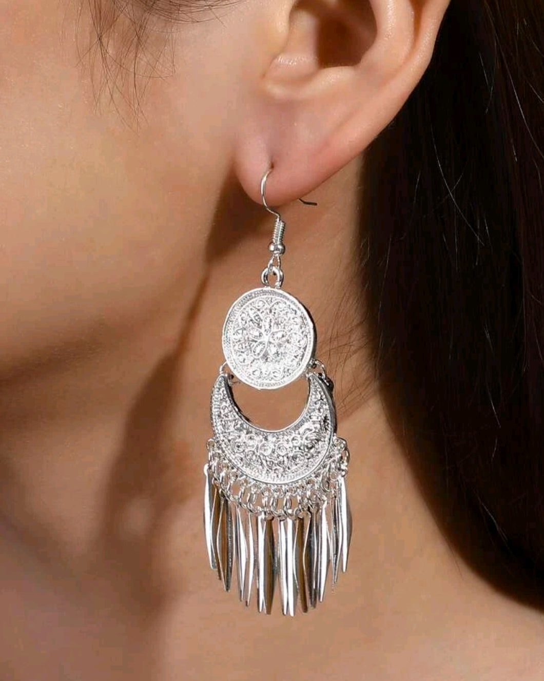 Boho Silver Earrings