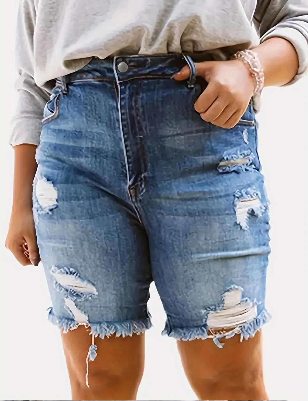 Curvy Polly Jean Shorts