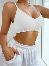 Load image into Gallery viewer, White Scalloped Bralette
