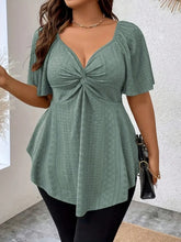 Load image into Gallery viewer, Curvy Sage Babydoll Blouse
