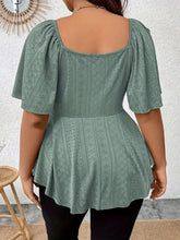 Load image into Gallery viewer, Curvy Sage Babydoll Blouse
