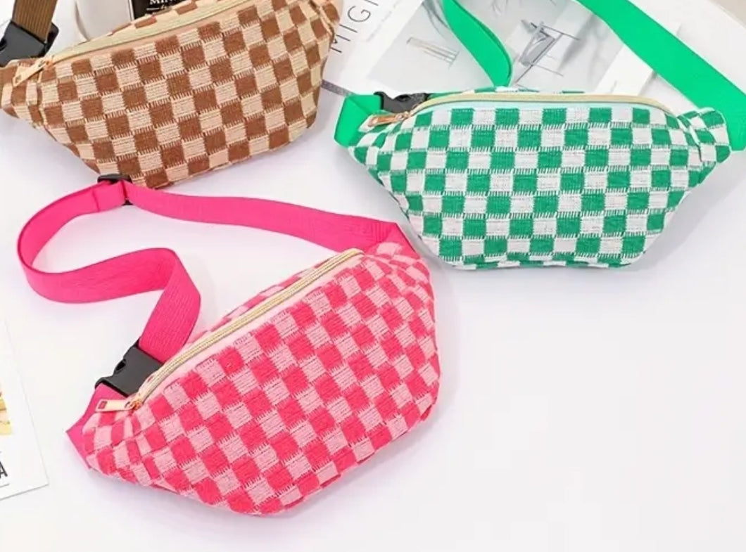 Checkered Sling Bag