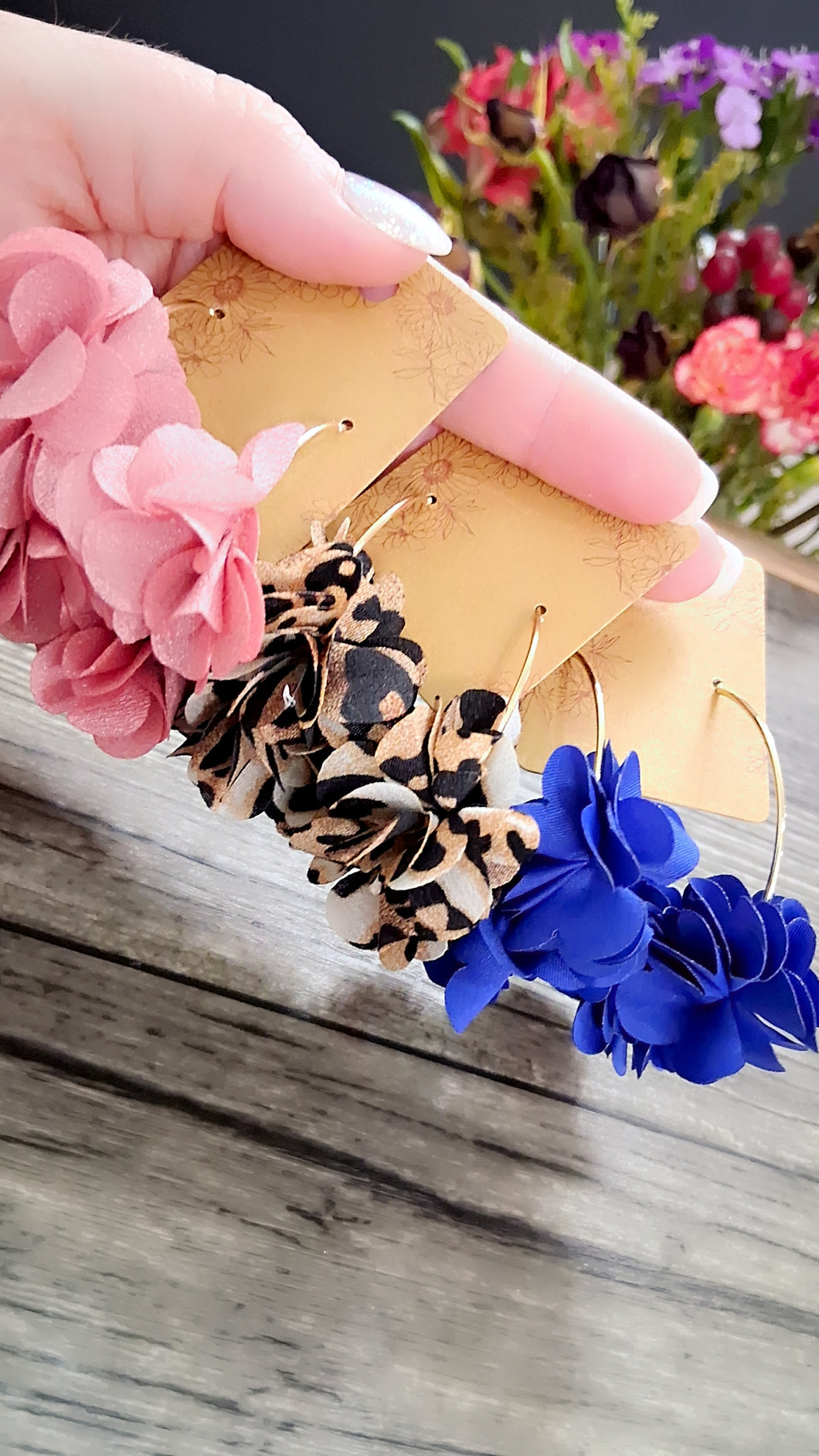 Bougie Hoop Earrings☆Medium
